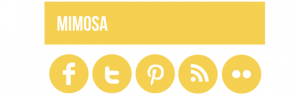 Mimosa Social Media Icons