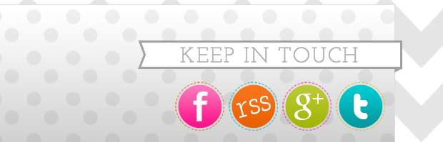 Keep in Touch Area of the Modern Blogger Theme