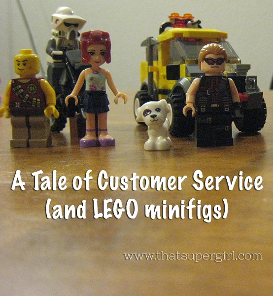 Customer Service and LEGO on eBay