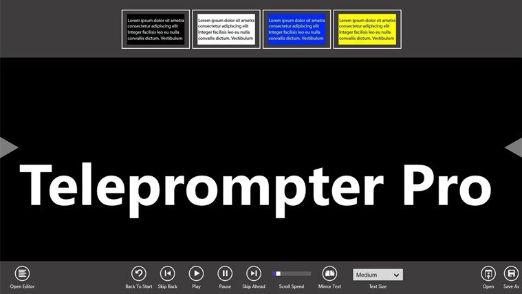 teleprompter software teleprompter software
